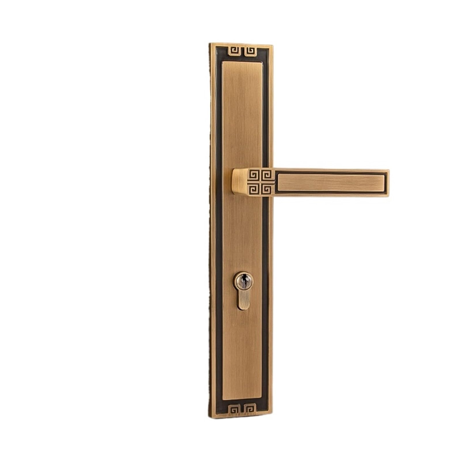 Aepqbgqj One Color Chinese Style Pure Copper Door Lock For Bedroom Silent