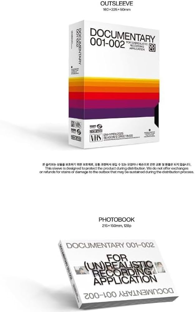 その他 ENHYPEN DOCUMENTARY 001-002 VHS ENHYPEN 2025 Season's greetings DOCUMENTARY 001-002 : Amazon