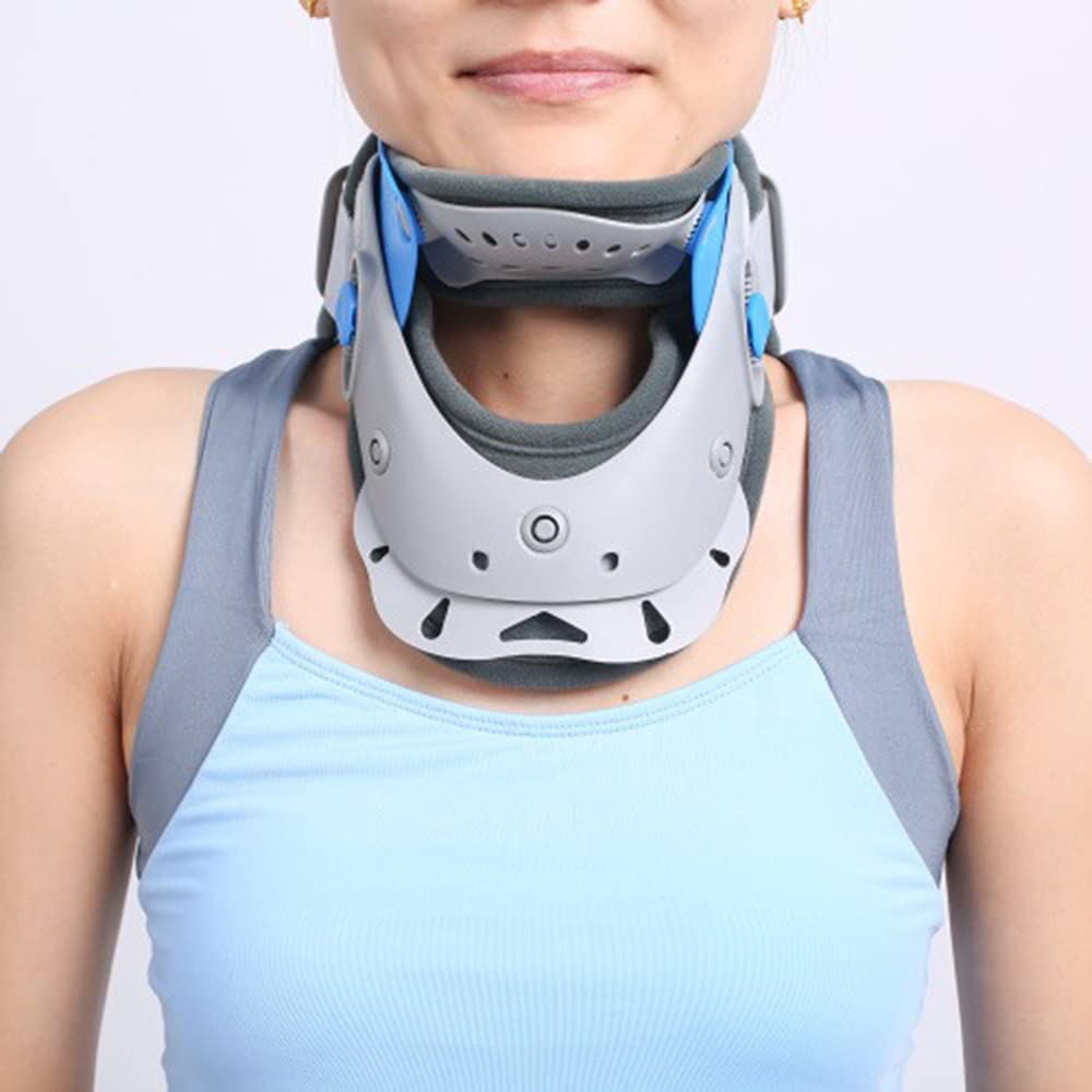 Cirugía ajustable Soporte médico para el cuello Collar de tracción Corrección cervical Estiramiento transpirable Herramienta de vértebra Tractor alivia el dolor de cuello y la presión de la columna