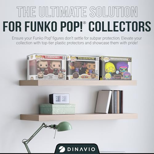 Dinavio Crafthouse DC5702 Premium 0.7Mm Heavy Duty Plastic 2 Pack Funko Pop Protector Compatible Funko Pop! 2 Pack Vinyl Figures thumb #4