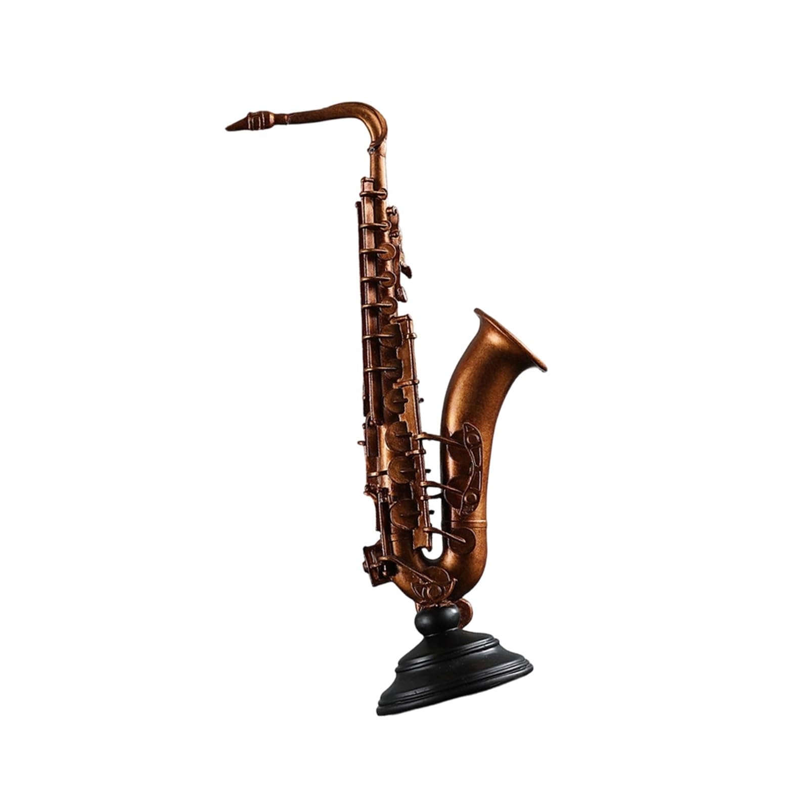 ZXFJYUIP Vintage Violin And Saxophone Wine Cabinet Living Room Desktop Musical Instrument Ornament(Saxophone)