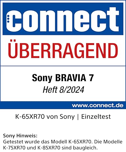 Sony BRAVIA 7 QLED (XR l Mini LED) 4K HDR Google Smart TV () 85 Zoll – Bild 30