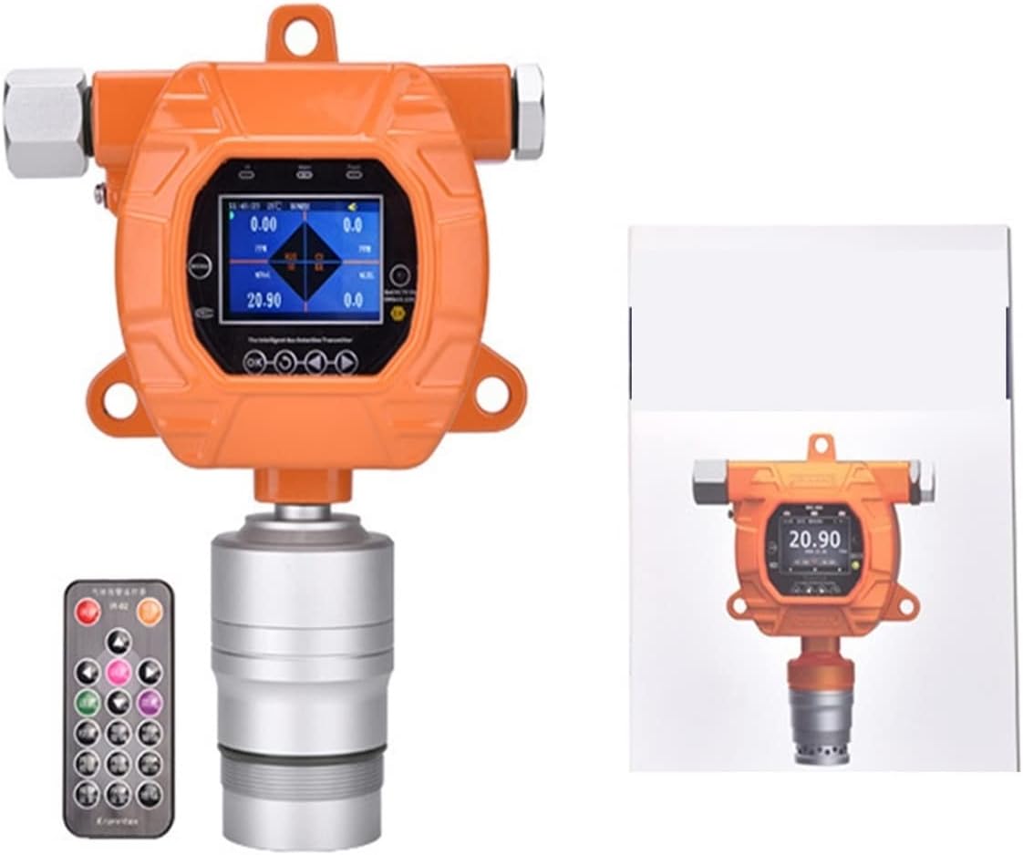 Gas Leak Detector, Combustible Gas Detector, Catering Gas Alarm Gas Leak Monitor Detector, Yellow(Conventional Infrared)