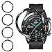Msm-case [4 Pezzi Pellicola salvaschermo Compatibile con Huawei Watch GT2 46mm,Tocco sensibile,Applicazione Facile,Pellicola glassata,Senza Bolle,Installazione Facile,Copertura Completa