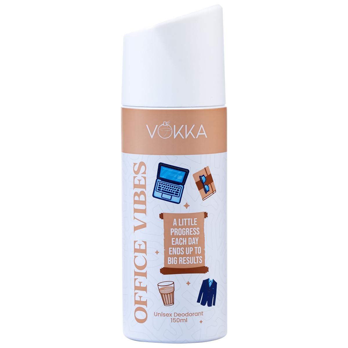 Vokka Office Vibes Deodorant Body Spray For Men & Women 150ml | Unisex Long Lasting Deo | Subtle Fresh Fragrance for Office & Workday | Daily Use Perfume Bodyspray | Body Odour Protection-picture-10