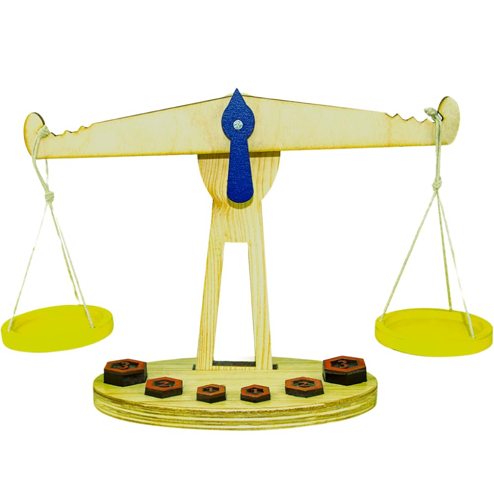 Technybirds Wooden Weighing Balance Toy for Colorful Weights Pre-School Learning Game | Pan Balance Scale for Kids | Education Puzzle Learning Aid for Kids (Multicolor Pieces) (B0DC3QG7ST) Amazon Price History, Amazon Price Tracker