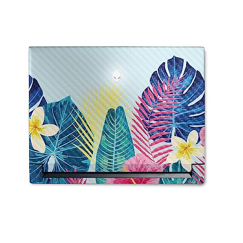 Image of MightySkins Carbon Fiber Skin Compatible with Alienware M18 R1 (2023) Full Wrap Kit - Summer Vibes | Protective, Durable Textured Carbon Fiber Finish | Easy to Apply & Change Styles | Made in The USA
