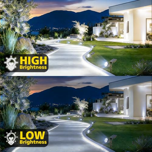 T-SUN Solar Spot Lights Outdoor Waterproof,Solar Landscape Spotlights,4Pack - image 5