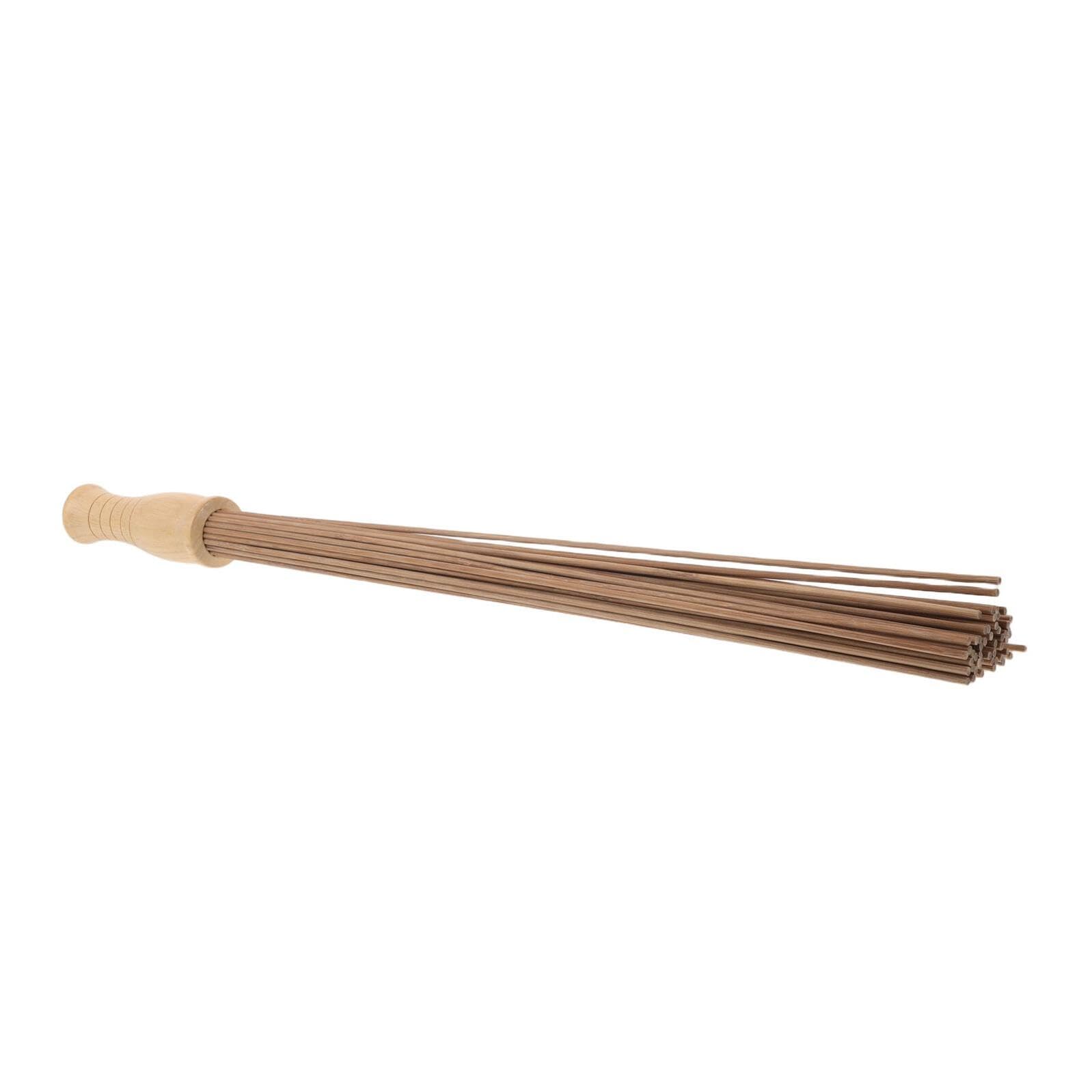 PLAFOPE Palo de Masaje de Bambú Portátil para Puntos de Acupuntura, Herramienta de Masaje Manual para Espalda y Hombros, Masajeador de Golpeteo Muscular para Relajación Corporal Completa