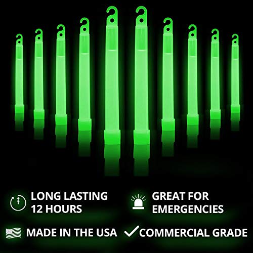 Cyalume 9-00720 Glow Sticks Military Grade Lightstick - Premium Green 6 Inch Snaplight Emergency Chemical Light Stick thumb #1