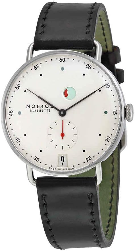 Nomos Metro Galvanized White Dial Mens Watch 1101