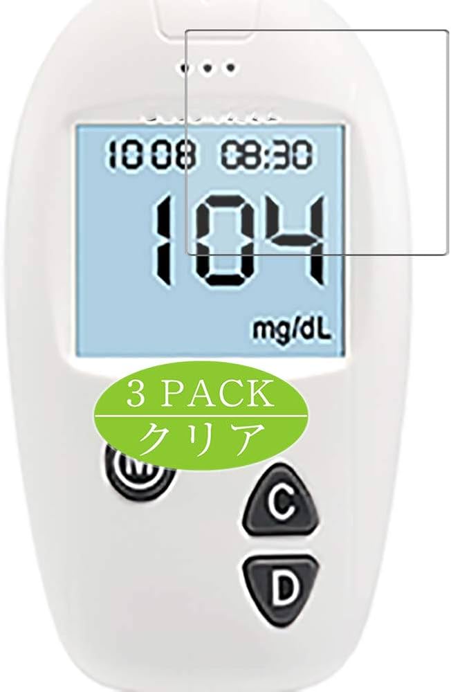 Amazon | 3枚 VacFun フィルム , Sinocare Safe Accu 向けの Amazon | 3枚 VacFun フィルム , Sinocare Safe Accu 向けの