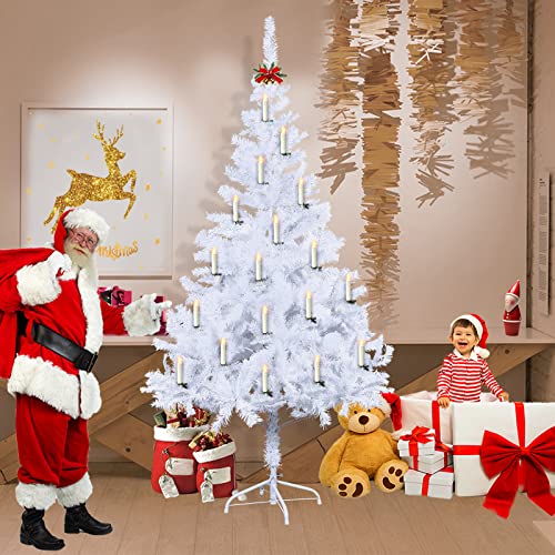 HENGMEI 40 Luci LED a Candela per Albero di Natale...