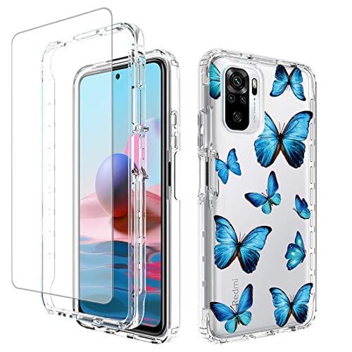 Coque de protection Redmi Note 10 anti-rayure avec verre trempé