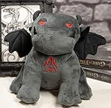 Ebros Gift Mythical Fantasy Gothic Winged Demonic Bulldog Gargoyle Chimera Eye of Horus Luxe Soft...