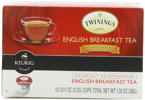 Twinings English Breakfast Decaffeinated Tea, K-Cup Portion Pack For Keurig K-Cup Brewers, 12 Count (Pack Of 3) #TOP25