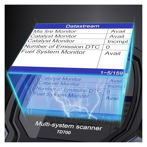 Escáner TD700 OBD2 coche motor conector diagnosis lector códigos avería OBDII multifunción 6