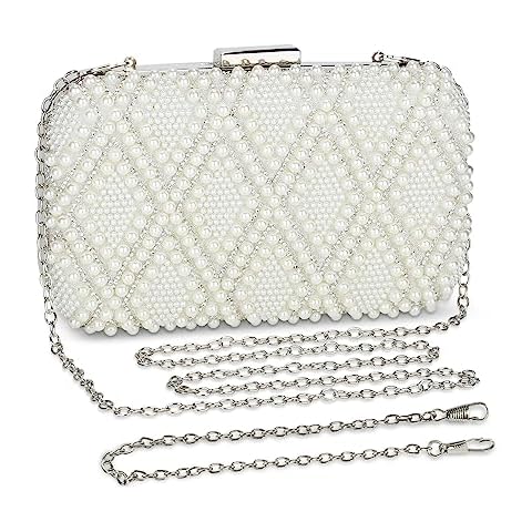 UBORSE Pochette Élégante à Perles Cover