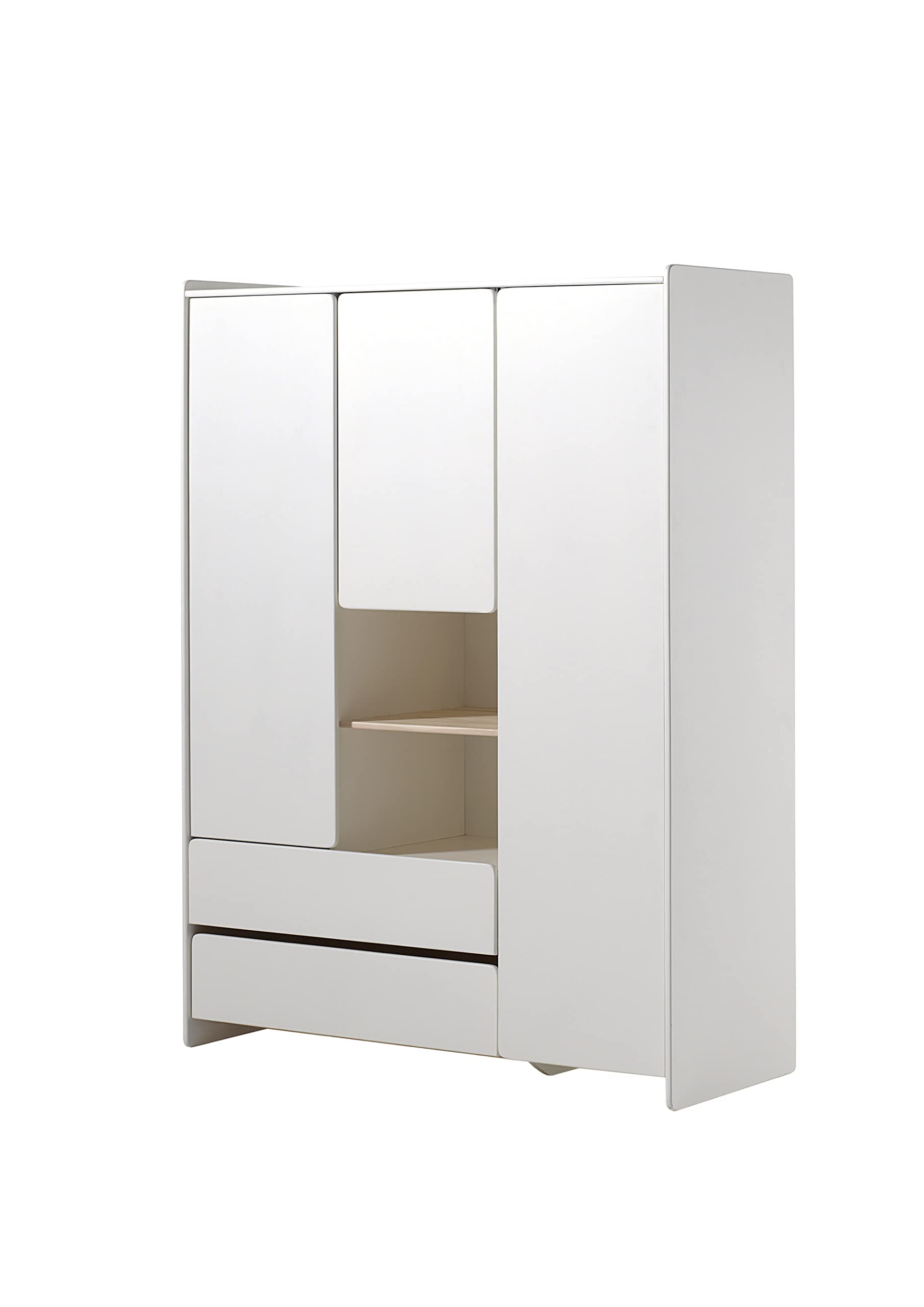 Vipack Kleiderschrank 3-TRG. Kiddy, weiß