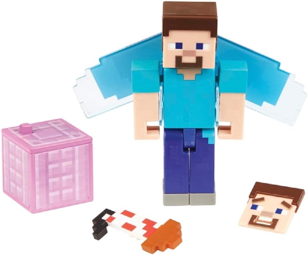 Amazon マインクラフト スティーブ エリトラ付き ままごと ごっこ遊び おもちゃ