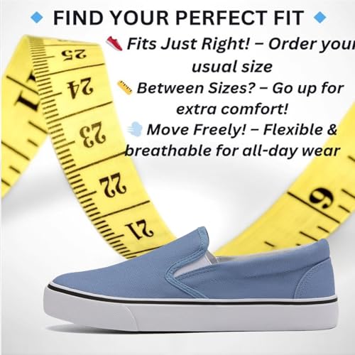 Emma Shoes Low-Top Slip Ons Women's Fashion Sneakers Casual Canvas Sneakers for Women Comfortable Flats Breathable Padded Insole Slip on Sneakers Women Low Slip on Shoes - Image 4