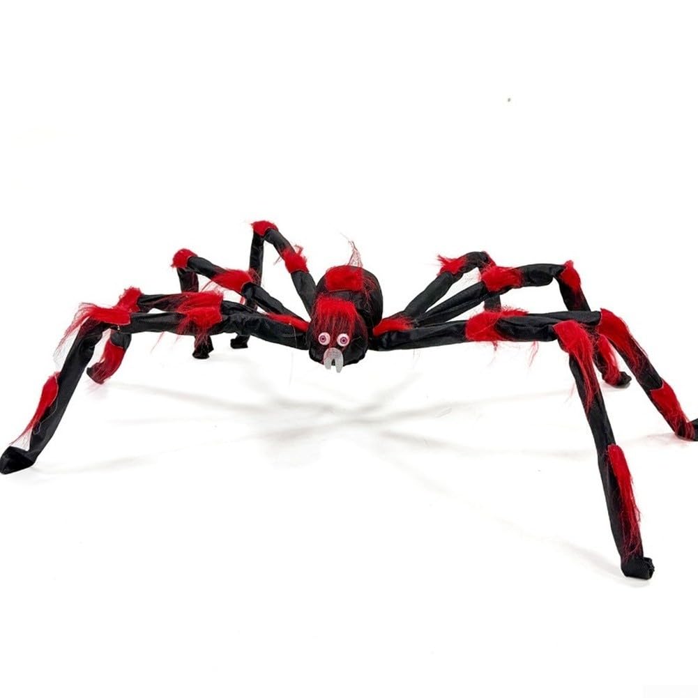 Araña de Peluche Colorida 1.2m con Alambre Interior Ajustable