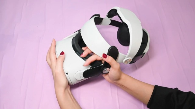 Fita de cabeça Elite para Oculus Quest 2 com suporte bateria