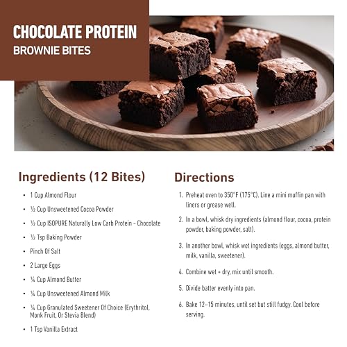 Image of Isopure Low Carb 100% Pure Whey Isolate Protein Powder, Lactose Free, Gluten Free, with Vitamins, Chocolate, 25g Protein Per Serving, 3 Lbs, 42 Servings (Packaging May Vary) | 25g Protein Per Serving, 100% Whey Protein Isolate, Lactose Free, Gluten Free, with Added Vitamins, 5 or Less Ingredients