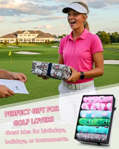 Croloose 6 Pairs Funny Golf Socks