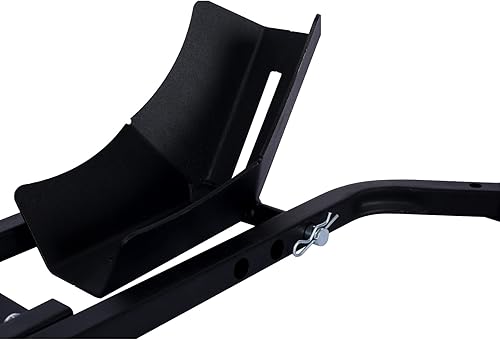 Miniatura 8 de nifoti Soporte ajustable para rueda de motocicleta, capacidad de 1200 libras, soporte de motocicleta resistente, calzo de neumáticos, remolque de