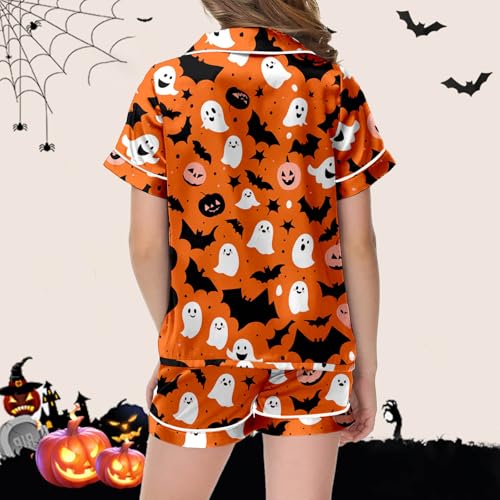 Girls Printed Round Neck Top and Shorts Outfit Set Comfortable Everyday Wear for Toddler Kids Age 2 to 13 Years4