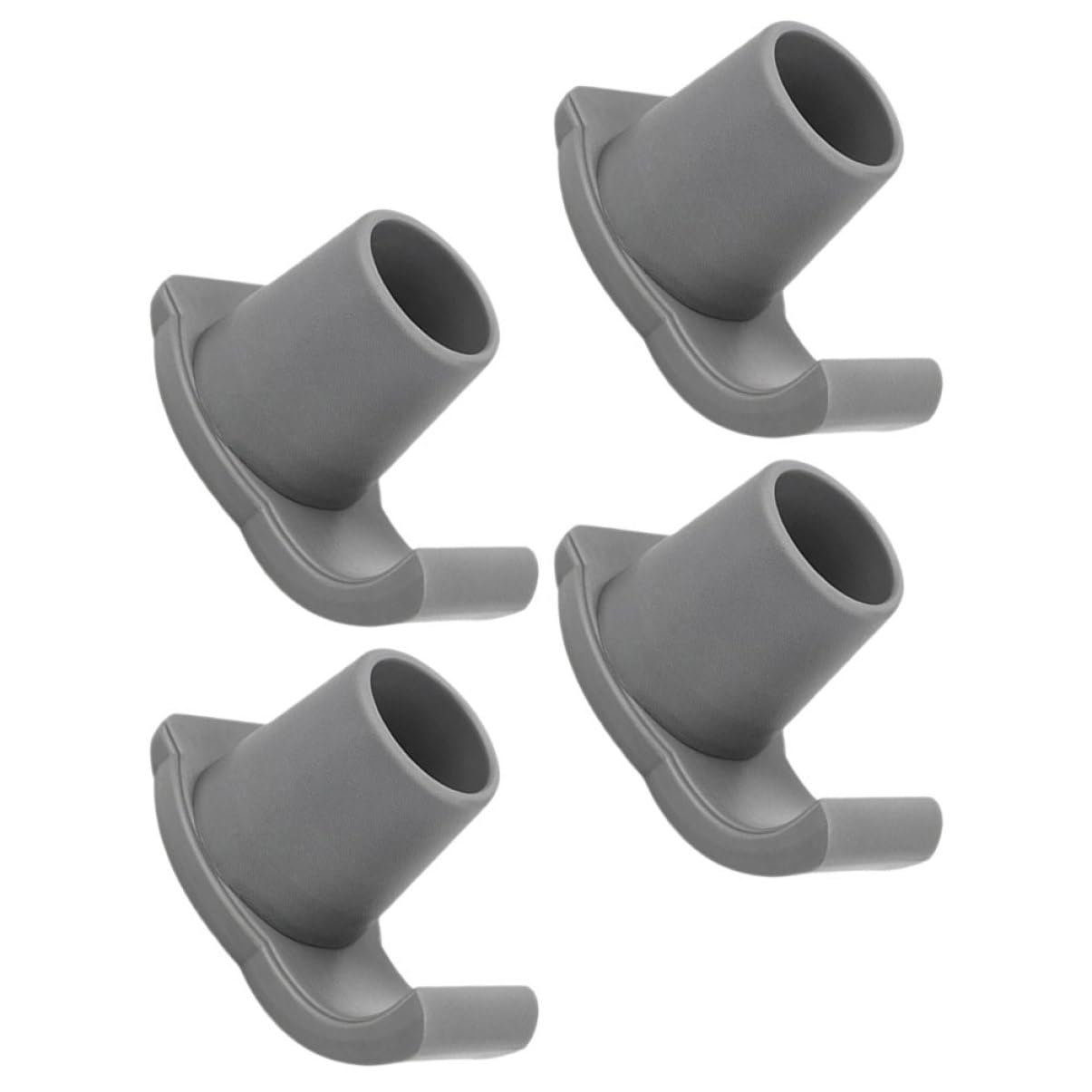 Didiseaon 4pcs Ski Glides Nonstick Crutch Tips Glider Skis for Anti-Slip Ski Glide Pads for Elderly 1-1/8in Axle Compatible Snow Ground