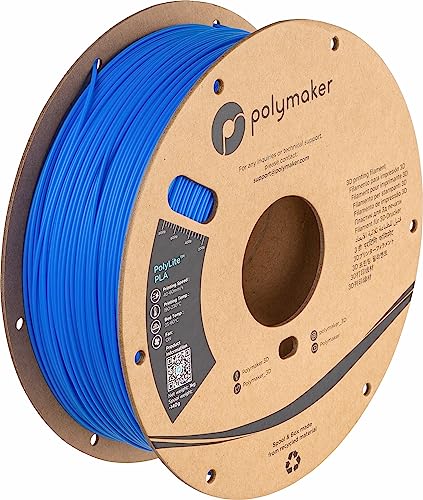 PLA 1.75mm Polymaker PolyLite azur 1kg : fini les buses bouchées et le warping