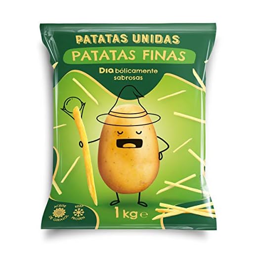 DIA PATATAS UNIDAS patatas finas prefritas bolsa 1 Kg