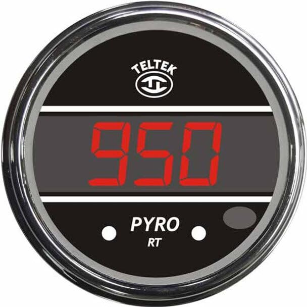 Replacement for Kenworth T800 Year 2014 Digital PYRO Gauge W Bezel - RED Display by Technical Precision