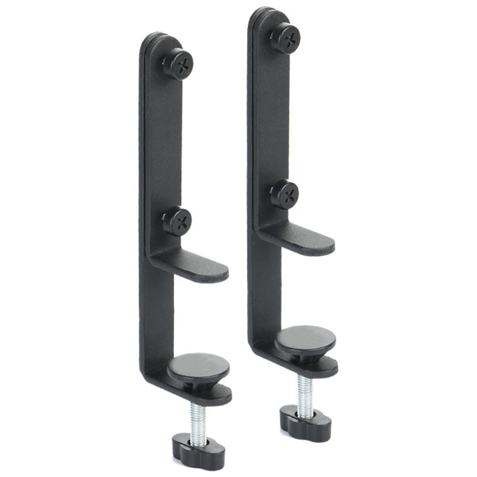 2Pcs Desk Clamp Sturdy Pegboard Desk Mount Bracket for Garage Kitchen Home Office