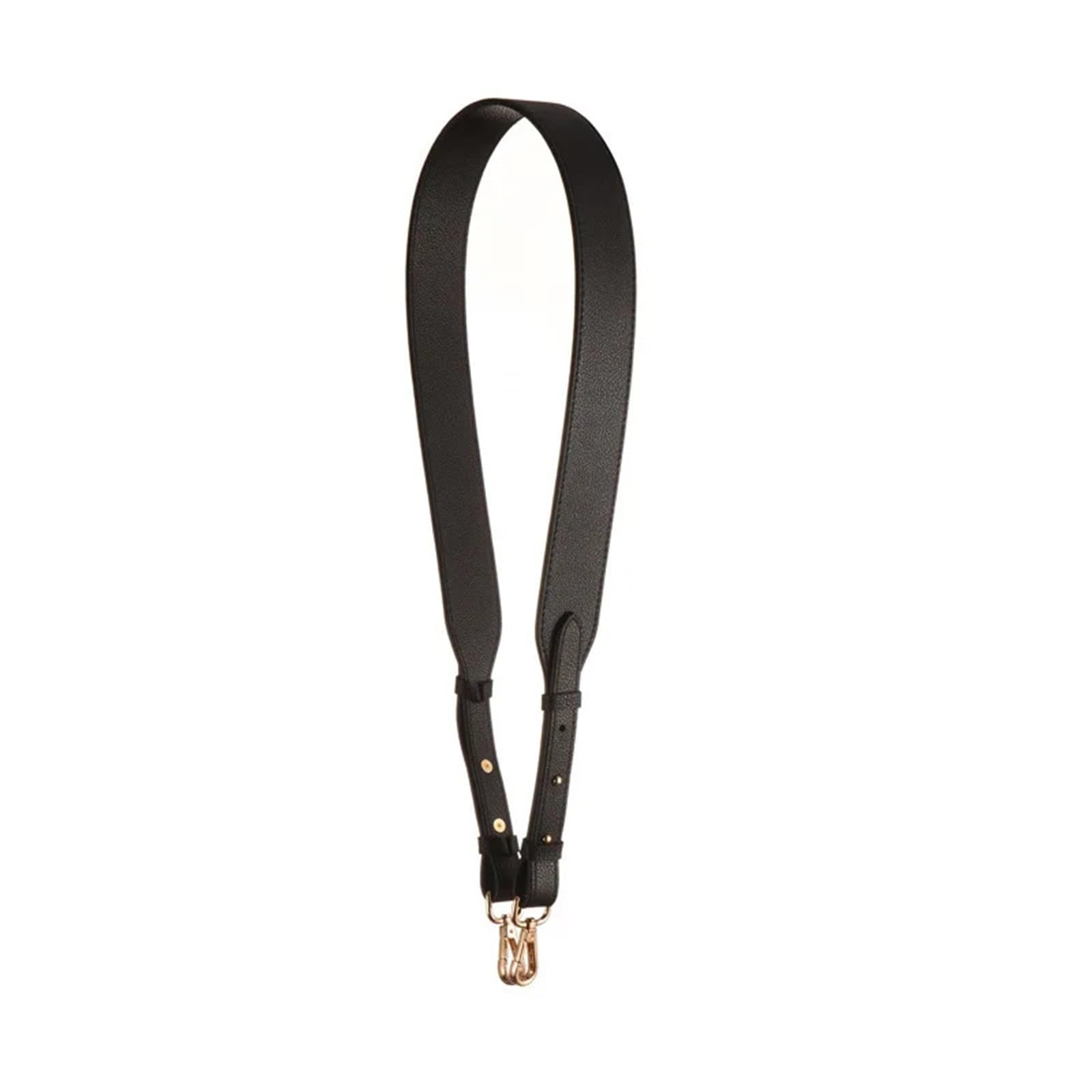 FonHNDG Bag Strap for Crossbody Bag Adjustable Wide Shoulder Strap Replacement Leather Bag Straps Handbags Accessories for Crossbody bag, shoulder bag(Black)