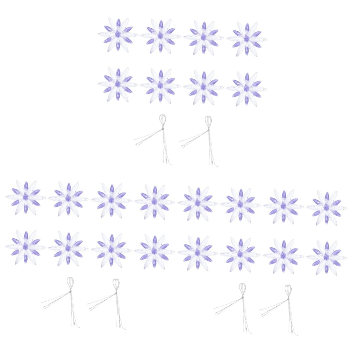 DECHOUS STK Weihnachtsbaum-Anhänger weihnachtsdeko Christbaumschmuck weihnachtadeko DIY hängende Dekore schmückt Weihnachten Dekorationen Ornament schmücken Violett