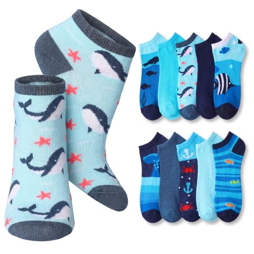 Image of Tipi Toe Women's 10 Pairs Lightweight Colorful Socks - Fun Low Cut Patterns for All-Day Comfort and Easy Everyday Style