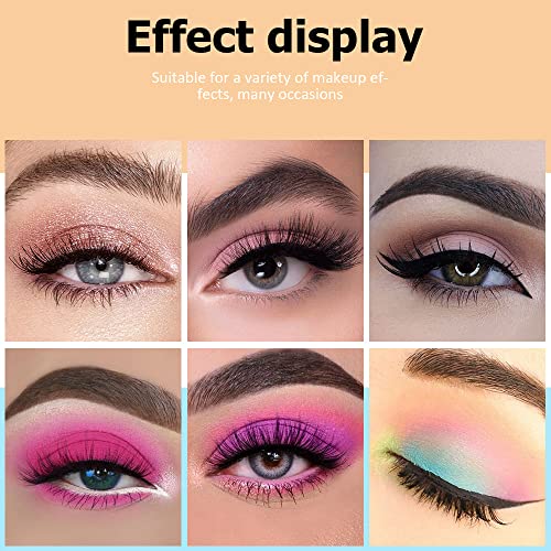 Cakaila 9 Color Colorfu Matte Eyeshadow Palette,Pink Purple Neutral Warm Undertone Eye Shadow Palette,Highly Pigmented Waterproof Bright Colors Rainbow Eye Shadow,Korean Small Eye Shadow Matte-Vegan #TOP1