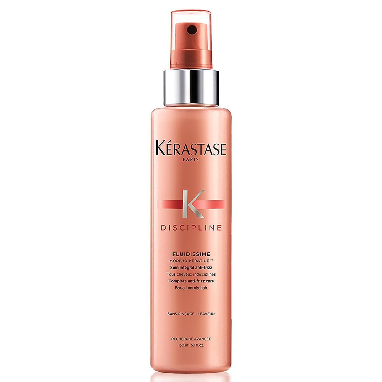 Kérastase | Hitzeschutz für widerspenstiges und strapaziertes Haar, Für Glanz und mit Anti-Frizz Effekt, Fluidissime Spray, Discipline, 150 ml