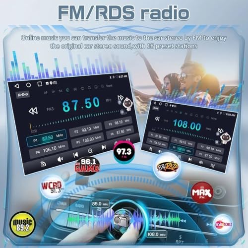 Radio Android Auto Bluetooth con pantalla táctil 7" miniatura 6