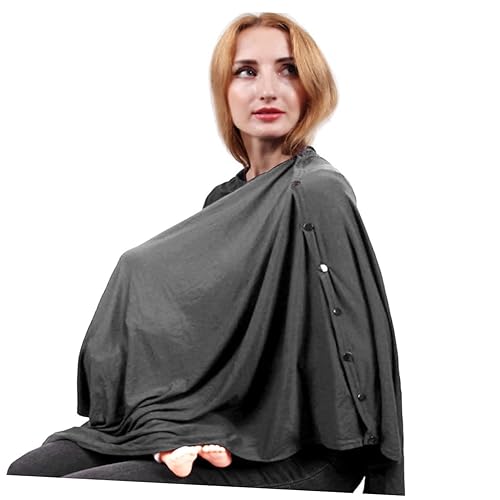 Miniatura 2 de Cubierta de toalla de lactancia materna para lactancia materna, bufanda cubierta de lactancia materna, poncho para mamá, delantal de bebé, leche