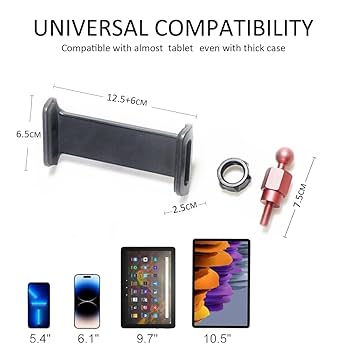 スコール タブレット Amazon.co.jp: Ulanzi タブレットホルダー 三脚用 ipadホルダー