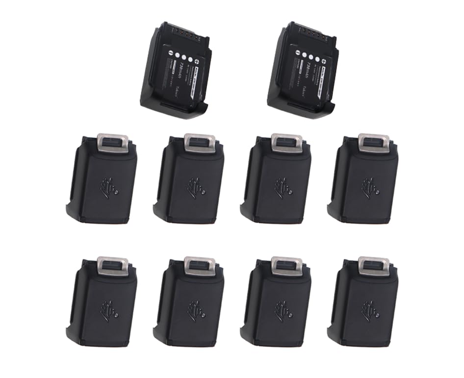 10PCS BTRY-RS51-4MA01, BTRY-RS51-7MA01 Replacement Battery Compatible with RS51, RS5100, RS5100 2D Bluetooth Ring Scann, RS5100 Ring Scanner Barcode Scanner Battery P/N: BT-000397, BT-000398 730mAh/3