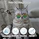 Katzen Sonnenbrille, Haustier Brille, Retro Kätzchen Sonnenbrille, 3 Stück Klassische Katzenbrille, Hundebrille UV-Schutz, Brille für Kleine Hunde and Katzen, Sommerdekoration für Haustiere