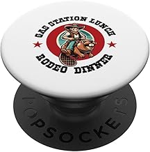 Gas station lunch. Rodeo Dinner. PopSockets Adhesive PopGrip