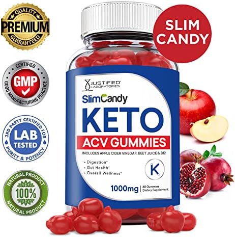 Slim Candy Keto ACV Gummies 1000MG with Pomegranate Juice Beet Root B12 60  Gummy : Health & Household - Amazon.com