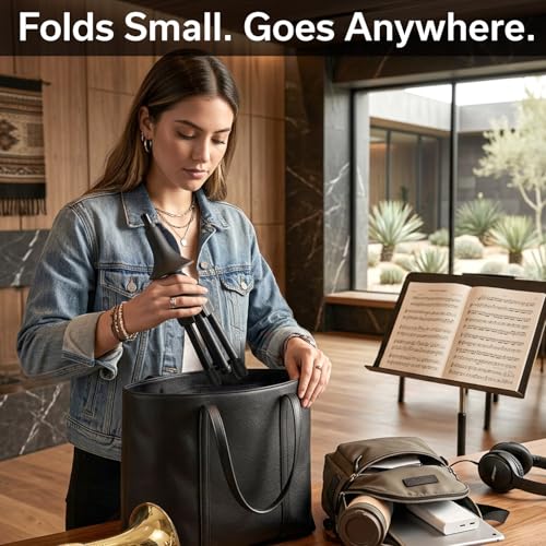 image for Hamilton KB950 Trumpet Stand — Stable Tripod Base, Spring-Cushioned 