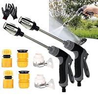Turbowasher – Power-Hochdruckreiniger for jeden Gartenschlauch, My Garden Friend Hochdruckreiniger, Turbowasher for Gartenschlauch, Hochdruckreiniger for Gartenschlauch, mit Zubehör,(Color:2pcs
